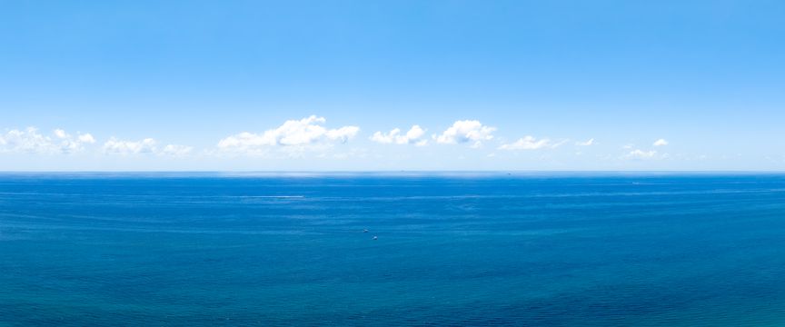 Blue Sky With Ocean sky #2 — real panoramic sky for replacement