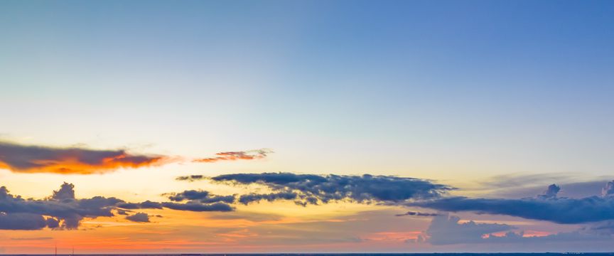 Colorful Cotton Candy sky #5 — real panoramic sky for replacement