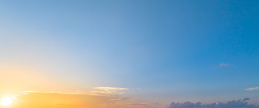Pop Of Gold Sunrise sky #1 — real panoramic sky for replacement