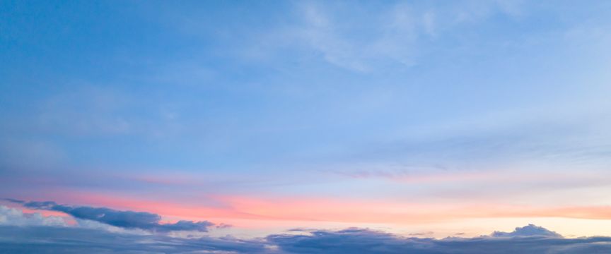 Post Sunset sky #5 — real panoramic sky for replacement