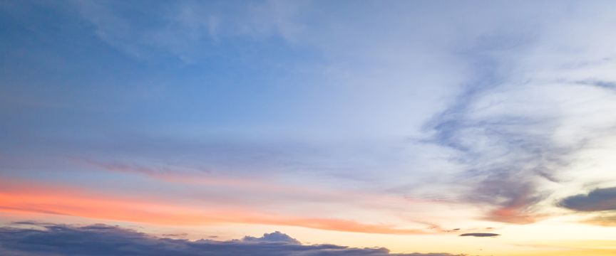 Post Sunset sky #6 — real panoramic sky for replacement
