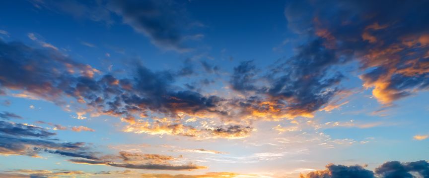 Predawn sky #2 — real panoramic sky for replacement