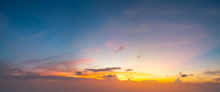 Puffy And Colorful sky #7 — real panoramic sky for replacement
