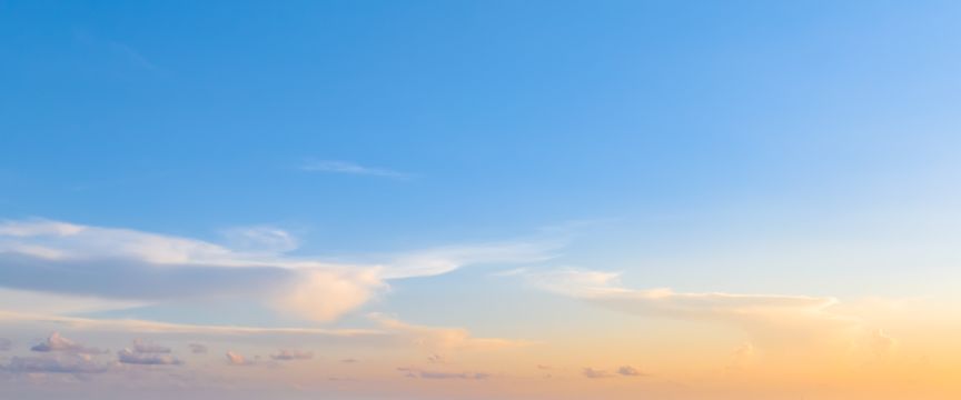 Subtle Sunrise sky #7 — real panoramic sky for replacement