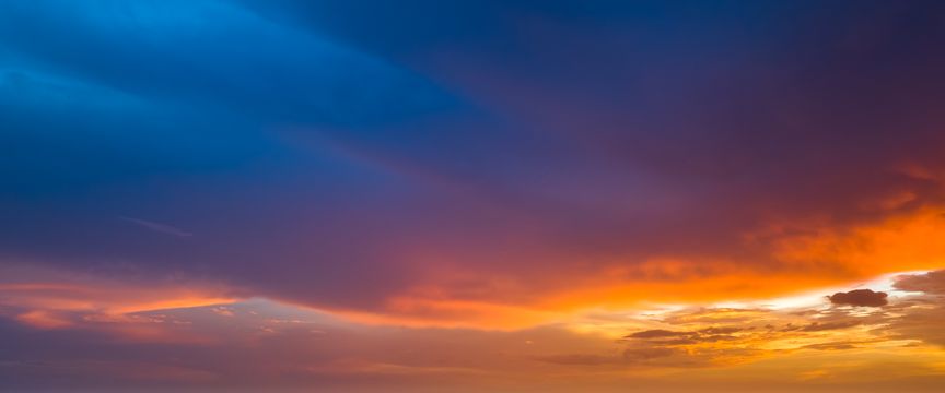 Vivid Color Sunsets sky #6 — real panoramic sky for replacement