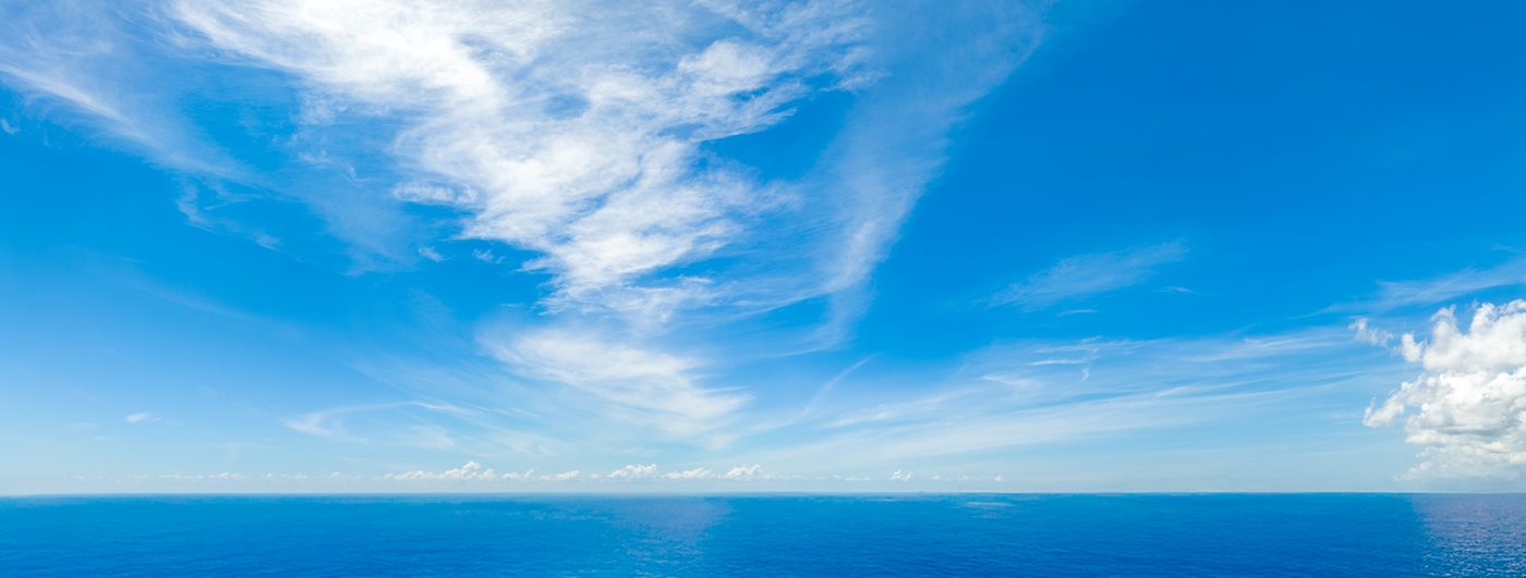 Blue Sky with Ocean — 21 real panoramic skies