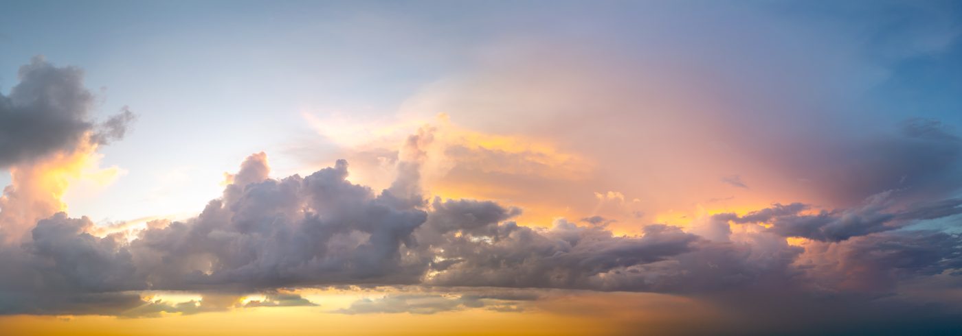 Pop Of Gold Sunrise — real panoramic sky from the Skybrari library