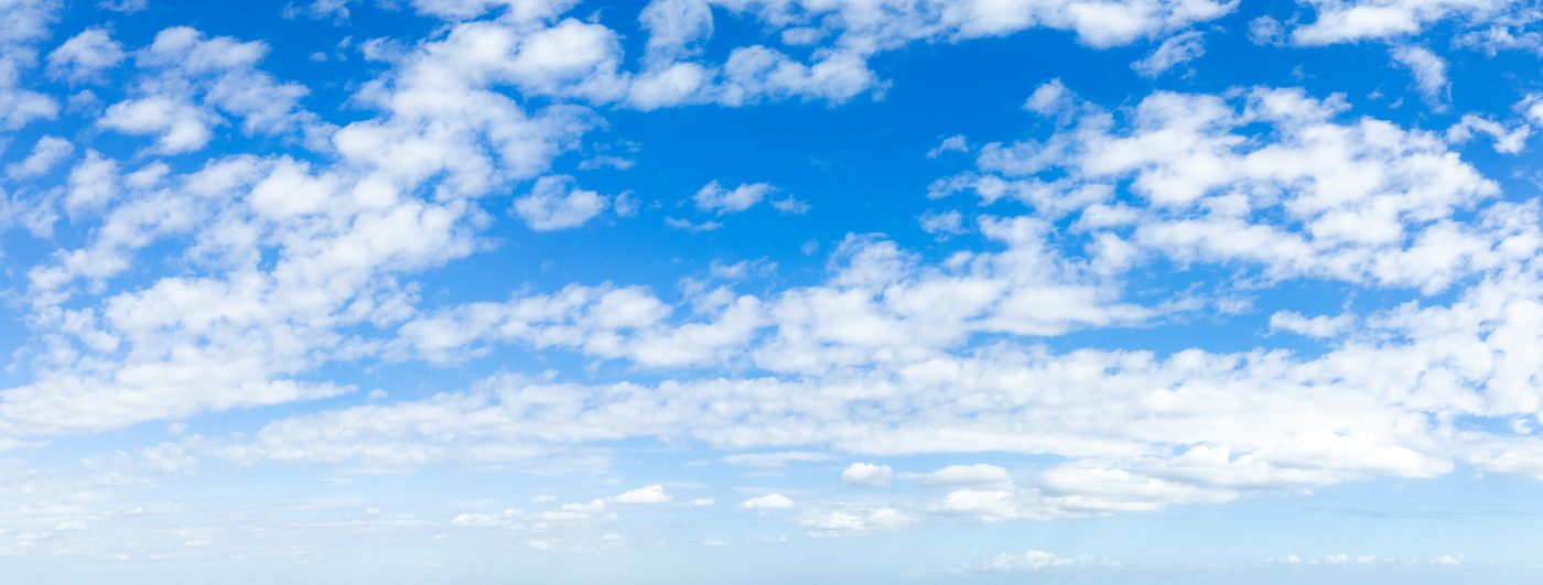Puffy Cloud Blue Skies